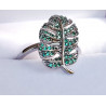 Anillo 'Green Leaf'